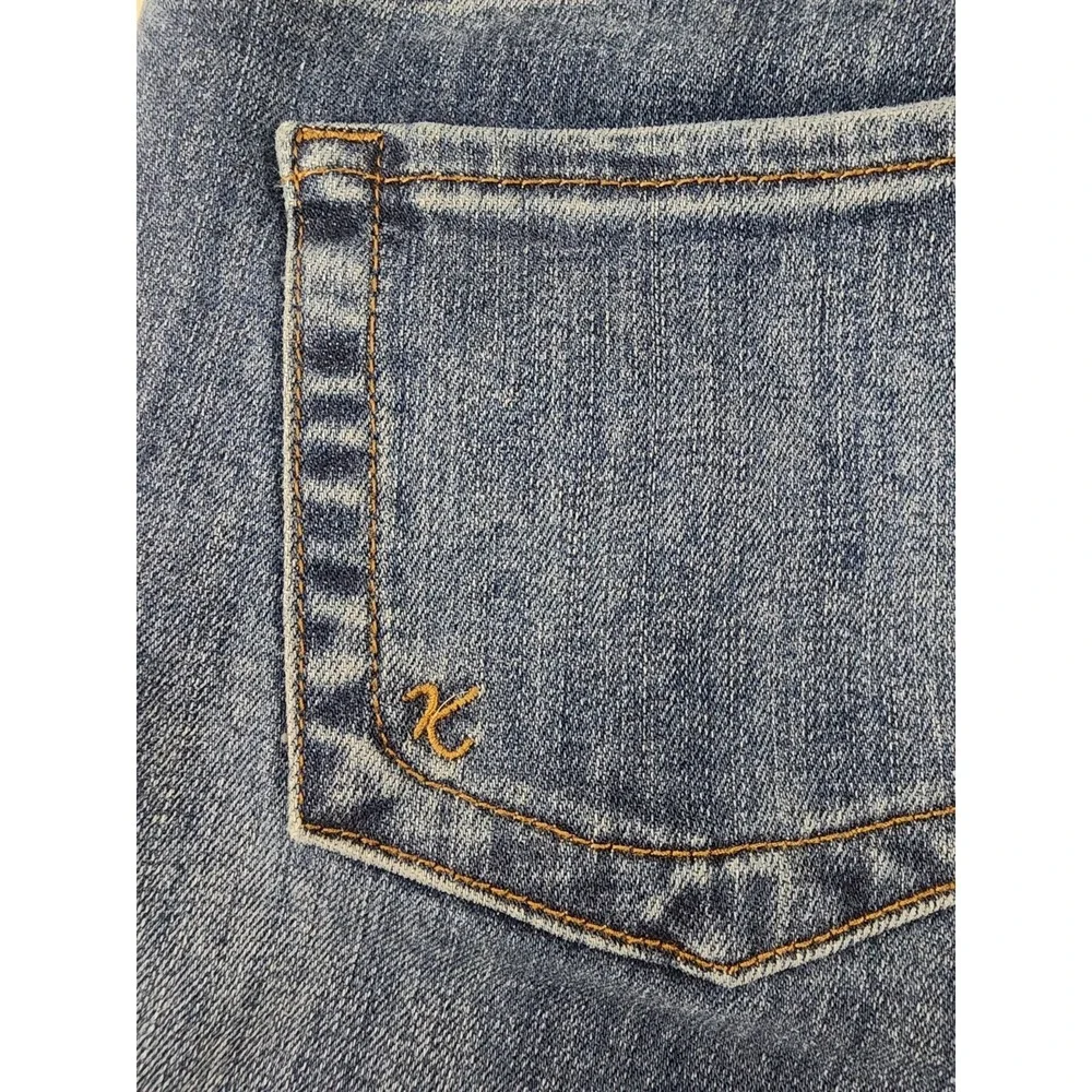 KUT from the Kloth Catherine‎ Boyfriend Jeans Women 4 Distressed Denim Mid Rise